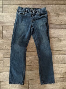 Men's Bootcut Jeans in Dark Blue